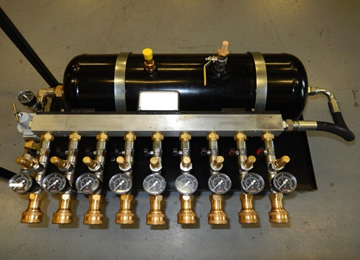 Sistema di controllo pneumatico ST 15-05 per pressatura bobine statoriche